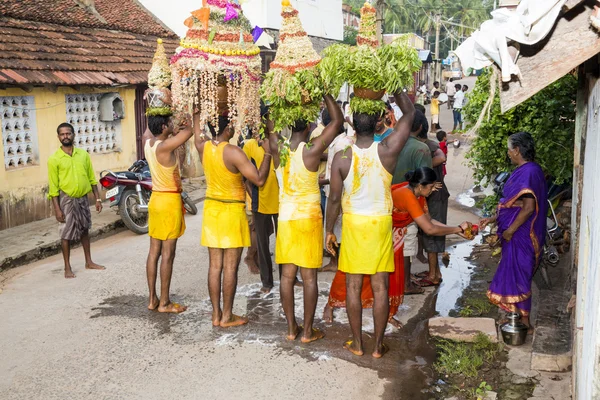 Documentary image. Editorial. Temple festival India