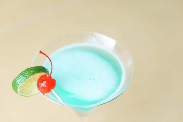 Blue dragon cocktail