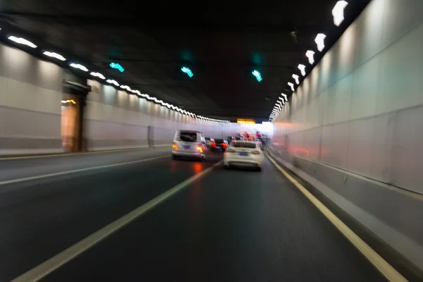 Highway tunnel in china, closeup of photo