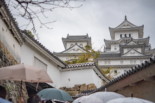 Himeji Castle in rainy day