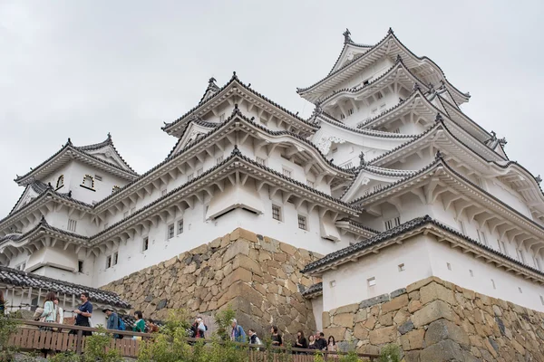 Himeji Castle in Japan, also called the white Heron castle