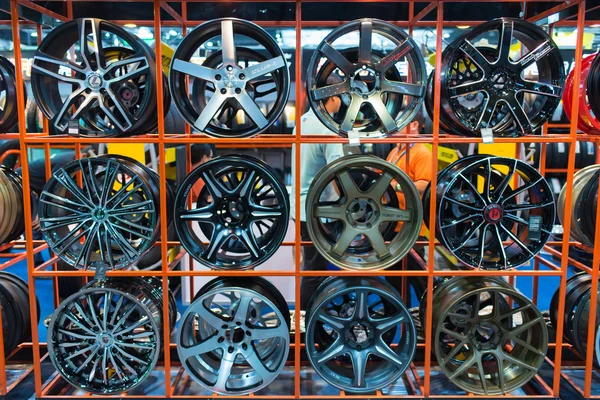 Alloy car wheel at Thailand International Motor Expo 2015