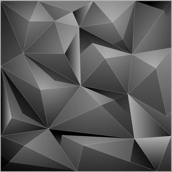 Dark wallpaper in the form of triangles of different sizes