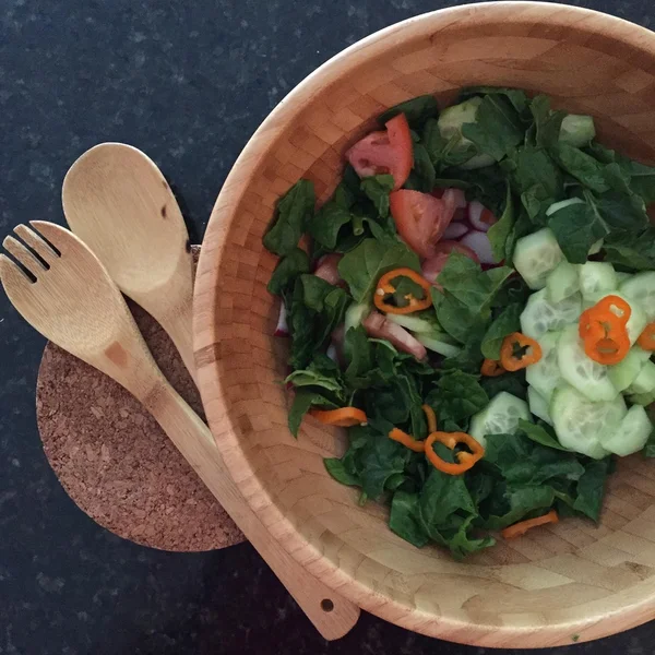 Vegetable salad in bowl