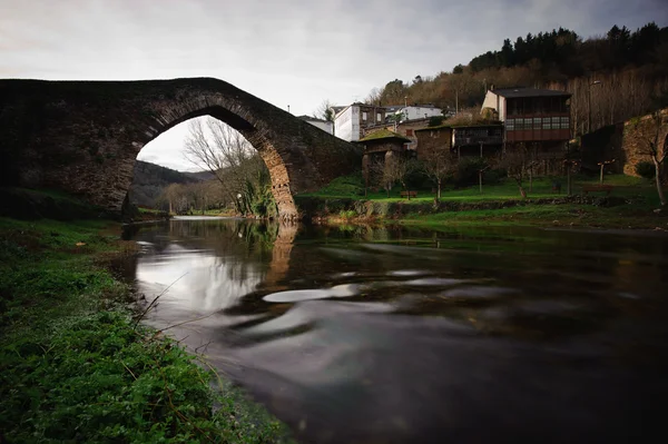 Old stone bridge in Spain