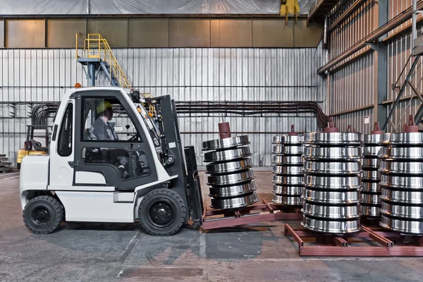 Production of the steel train wheels