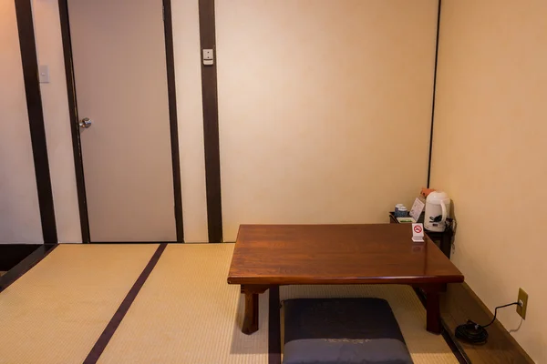 Traditional Japanese Tea Room with tatami mat.