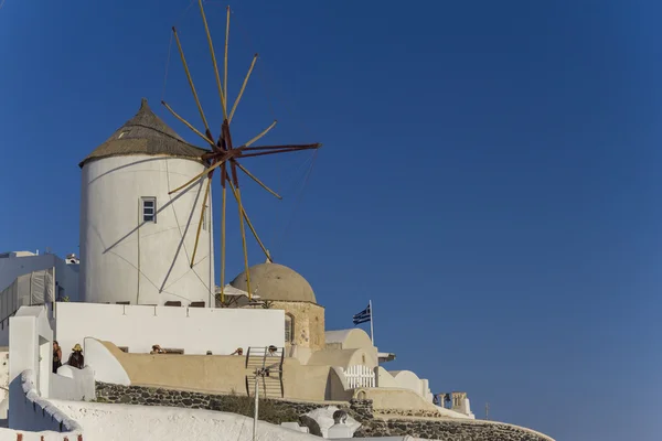 Wind mill on Santorini Island, Greece