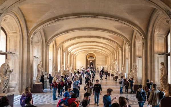 Inside the Louvre Museum