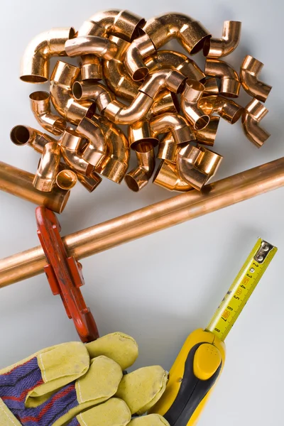 Copper fittings and pipe
