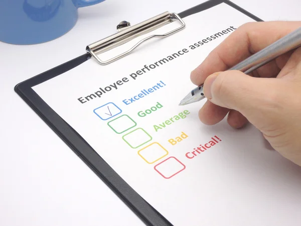 Employee performance assessment - excellent