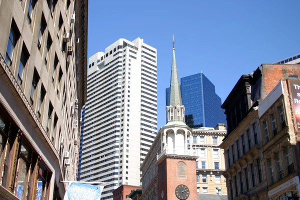 Building and skyline at Boston city center, USA