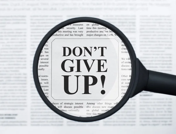 Don\'t give up