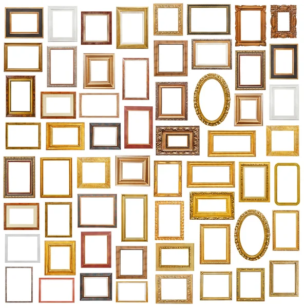 Frames collection on white