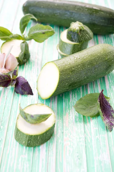 Summer crude vegetables, zucchini vegetable marrows