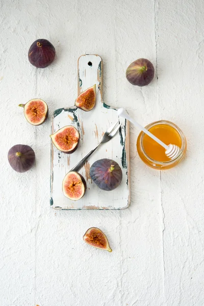 Fresh a sweet fig on a board