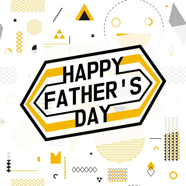 Happy fathers day wishes design vector background on seamless pattern. Fashion father line greeting. Dad poster for print or web. Modern holiday desire. Hipster style