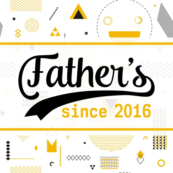 Happy fathers day wishes design vector background on seamless pattern. Fashion father line greeting. Dad poster for print or web. Modern holiday desire. Hipster style