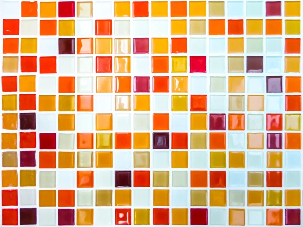 Mosaic wall tile lava hot tone color