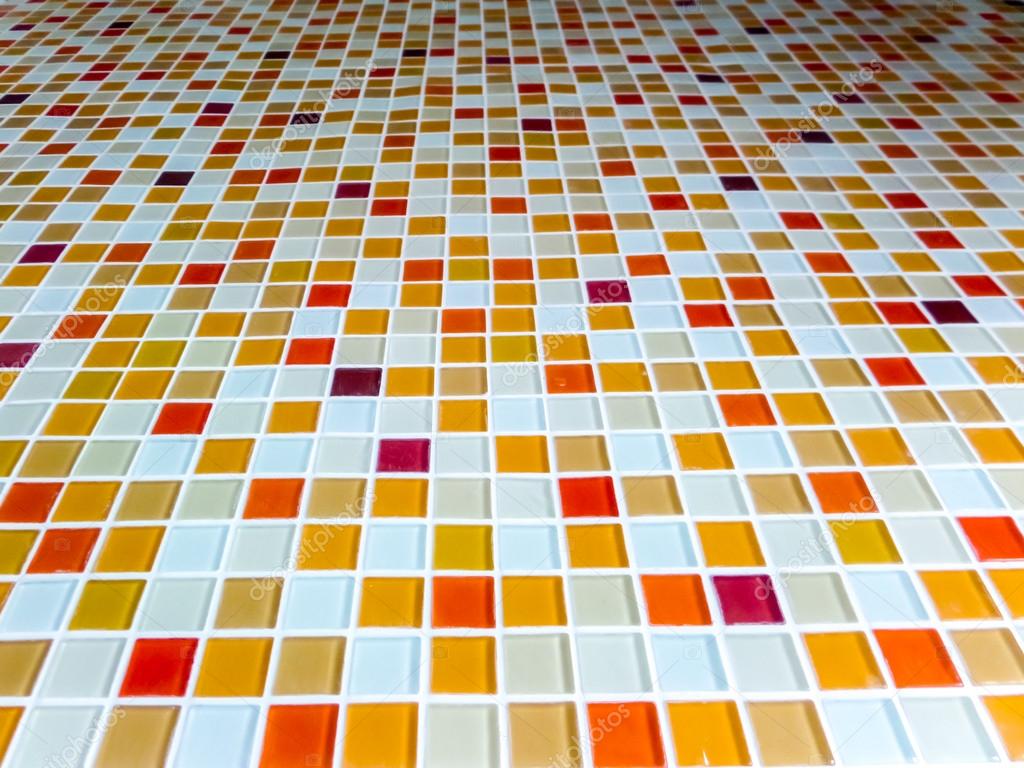Mosaik vägg kakel lava varm ton färg — stockfotografi ...