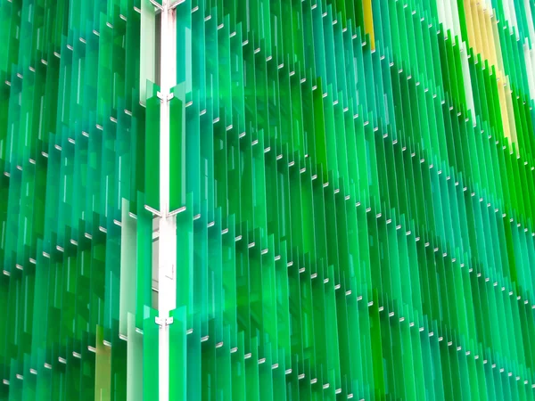Much light green of acrylic sheets interior outdoor