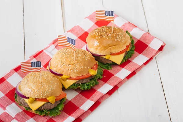 American beef burgers