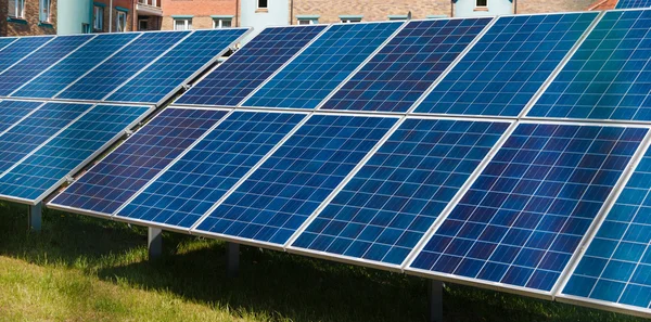 Energy-efficient solar panels producing electricity