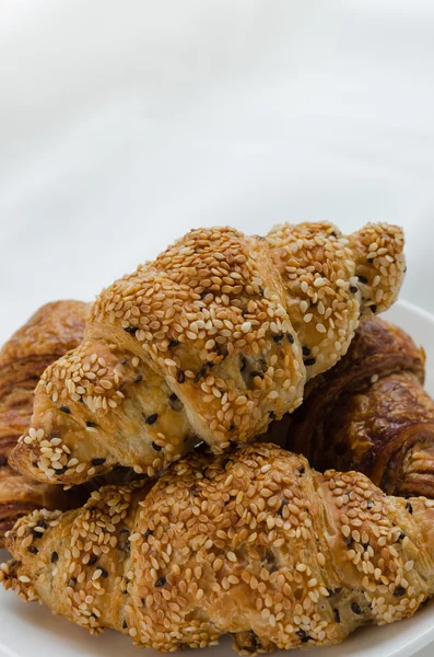 Sesame Croissant for Breakfast.