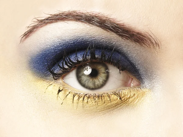 Women eye  with eyeshadows