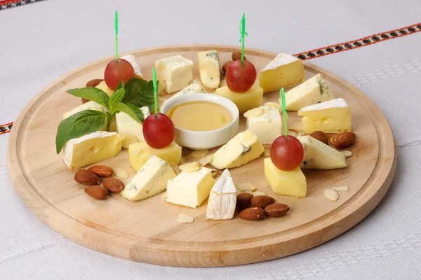 Cheese on the board