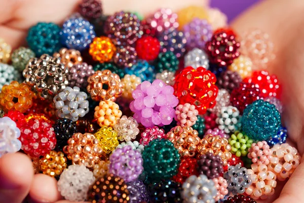 Bunch of little balls made of seed beads