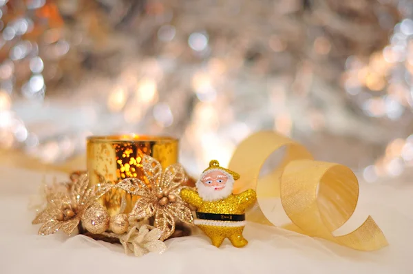NEW YEAR, CHRISTMAS: Golden Santa Clause