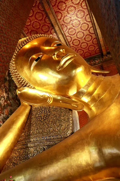 Golden Reclining Buddha (Sleep Buddha) in Wat Phra Temple
