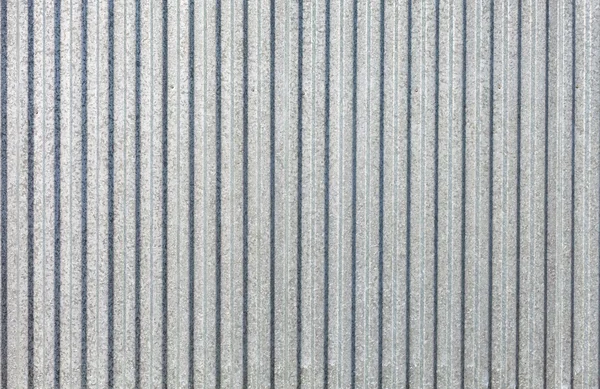 New stainless steel sheet metal galvanized iron as a fence. Galvanized sheet - Corrugated metal surface texture with copy space.
