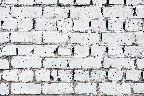 Old white brick walls