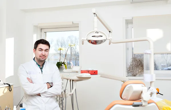 Dentist in a dental clinic. Admission to the dentists office
