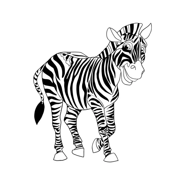 Cute zebra. Zebra cartoon character. Zebra smile. Zebra illustration. Zebra  character, Zebra animal/ Zebra cartoon. Zebra illustration. - Stock Image -  Everypixel