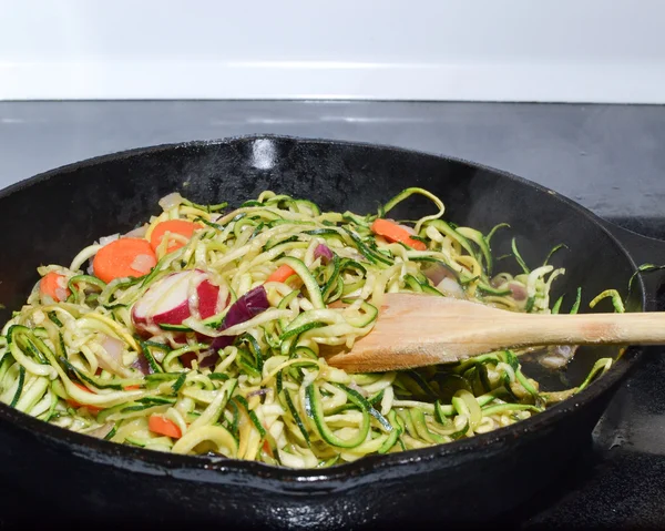 Cooking Zucchini noodles