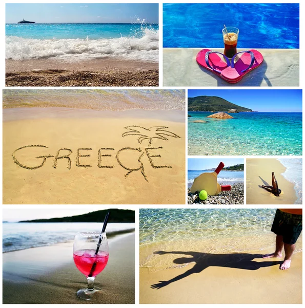 Collage Greece - greek summer photos