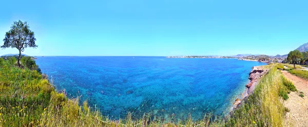 Panoramic photo of Sounion Greece