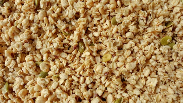 Cereal and puffed brown rice