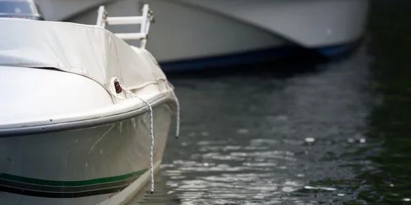 Motor boat on the lake