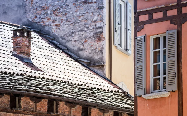Old buildings in Como, Italy