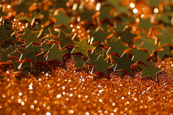 Copper stars glitter abstract twinkled bright background