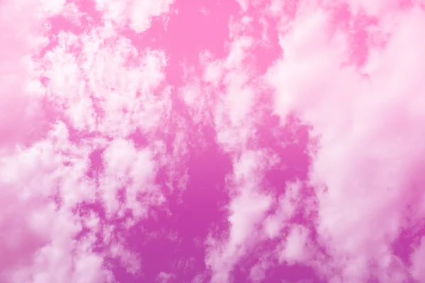 Bright purple pink gradient filter sky and clouds for background