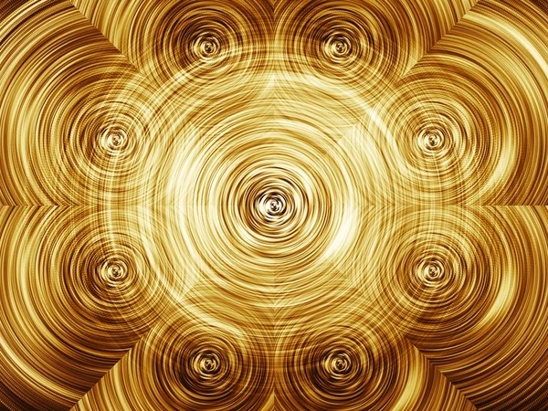 Shiny gold circle twirl texture background