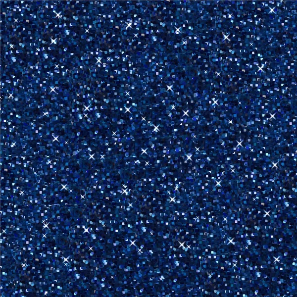Blue glitter background. Seamless pattern shiny blue texture — Stock