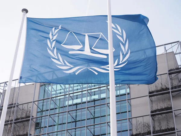 The flag of the International Criminal Court
