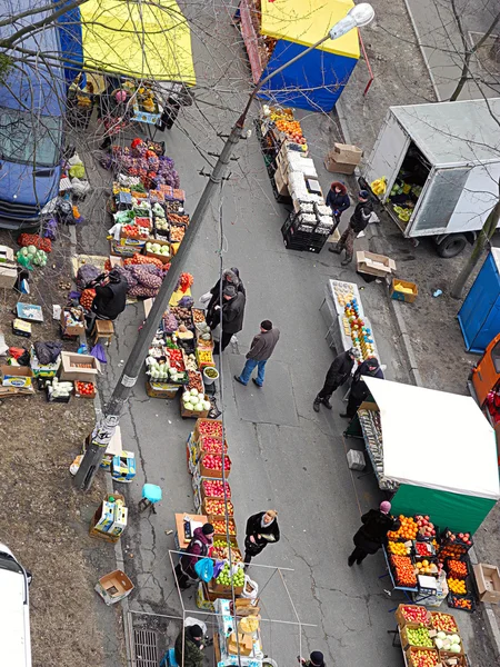 Street market,  the view from the top.