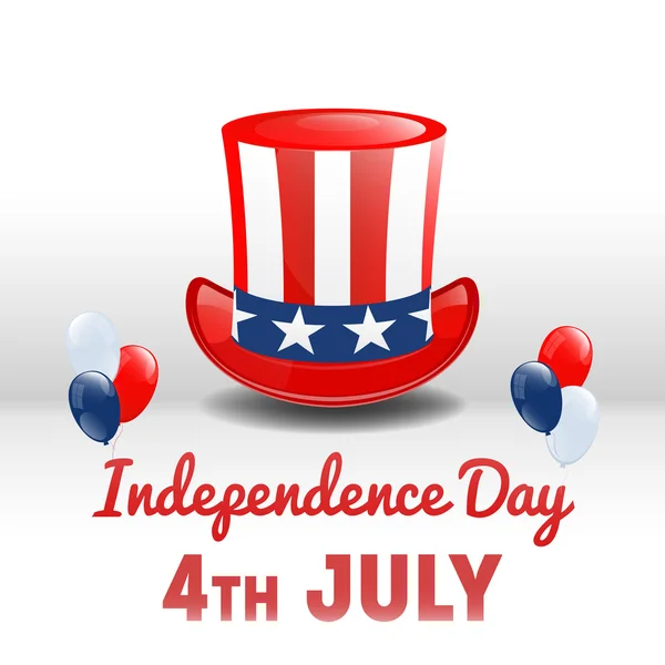 American Independence Day. 4th July USA Holiday. Independence Day Background. Vector illustration